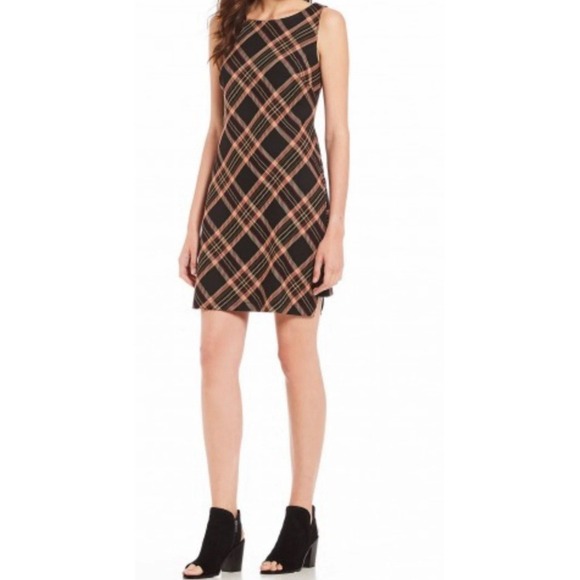 Trina Turk Dresses & Skirts - Trina Turk Brynne women's dress Plaid Shift sleeveless mini dress SZ-2